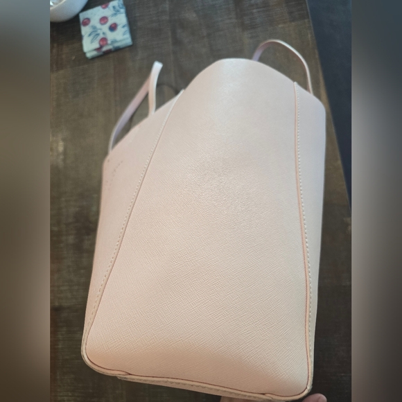 NWOT Kate Spade Flights of Fancy Skirt the Rules hallie tote purse urchin pink - Picture 4 of 11